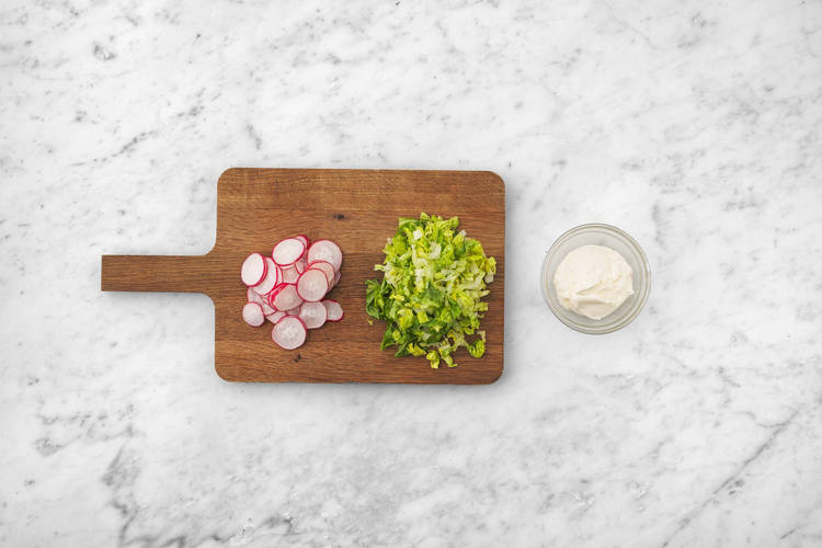 Bland hvitløksmajones