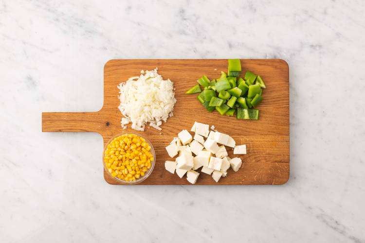 Tagliare gli ingredienti