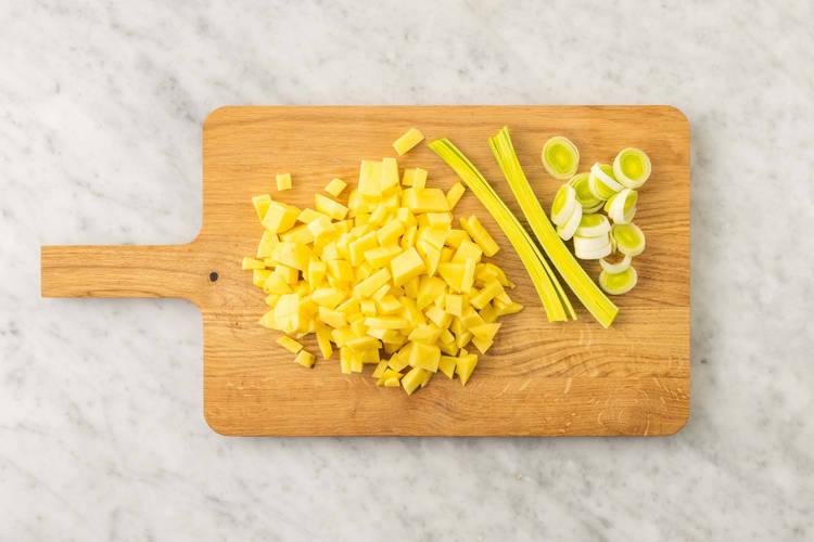 Tagliare gli ingredienti