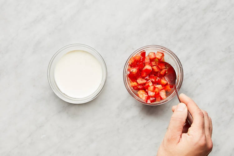 Mix Sauce & Prep Tomato