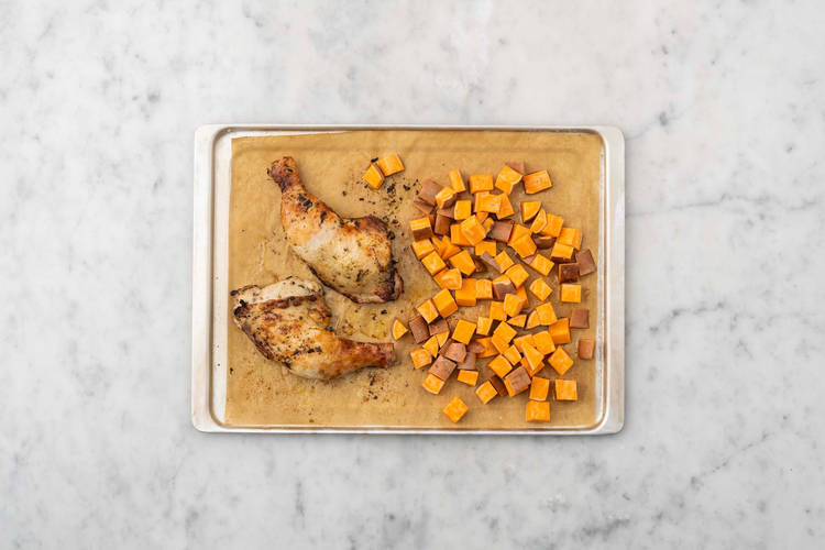 Süsskartoffel backen