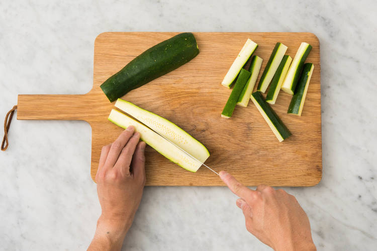 Tagliare gli ingredienti