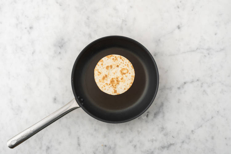 Scaldare le tortillas