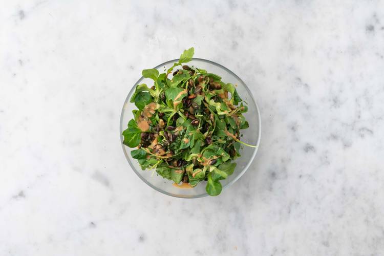Préparer la salade