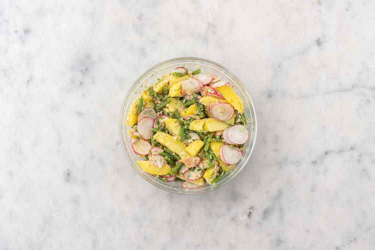 Salade mengen