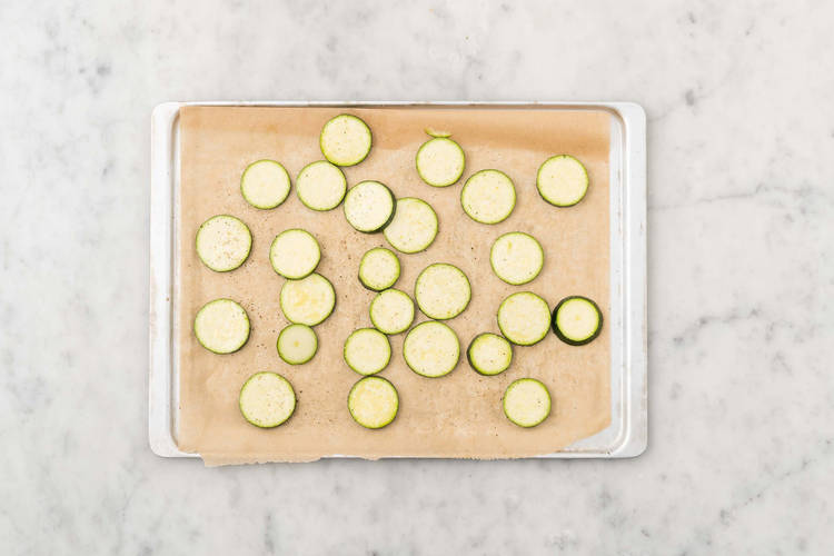 Courgette roosteren