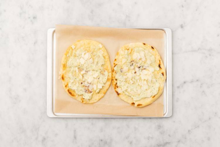 Naanpizza beleggen