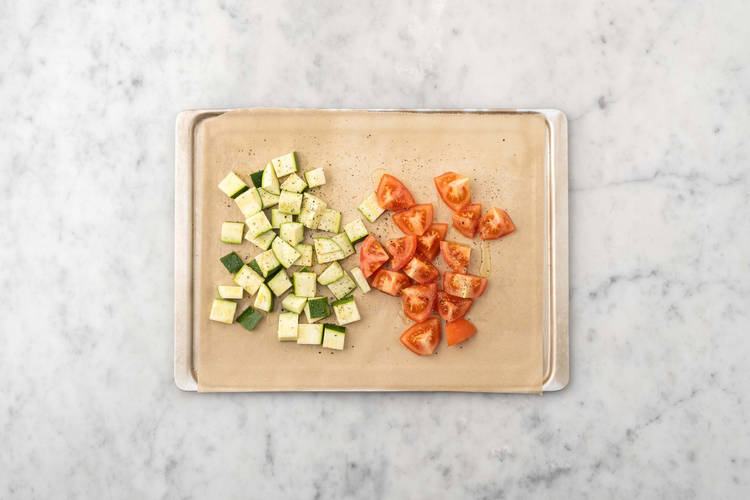 Rosta tomat & zucchini