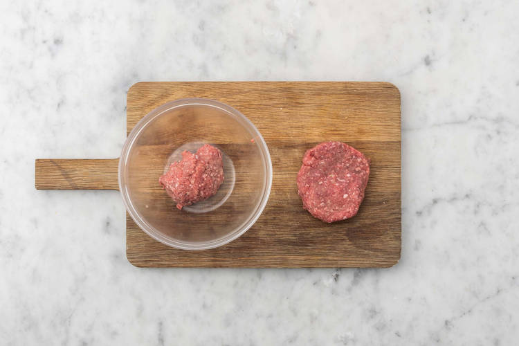 Façonner les steaks