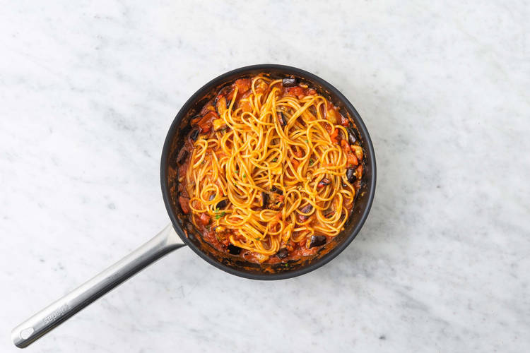 Mix in the Veg and Pasta