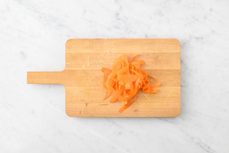 Make the Carrot Ribbons