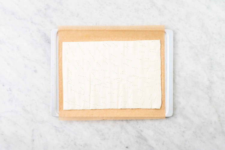 Cuire la pâte feuilletée
