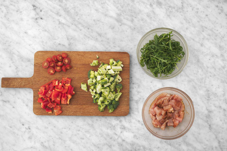 Forbered grønnsaker