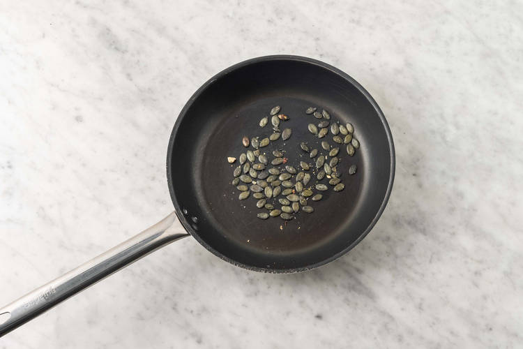 Griller les graines de courge