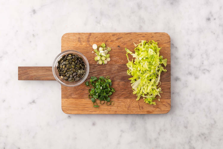 Prepara los vegetales