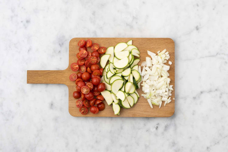 Prepara los vegetales