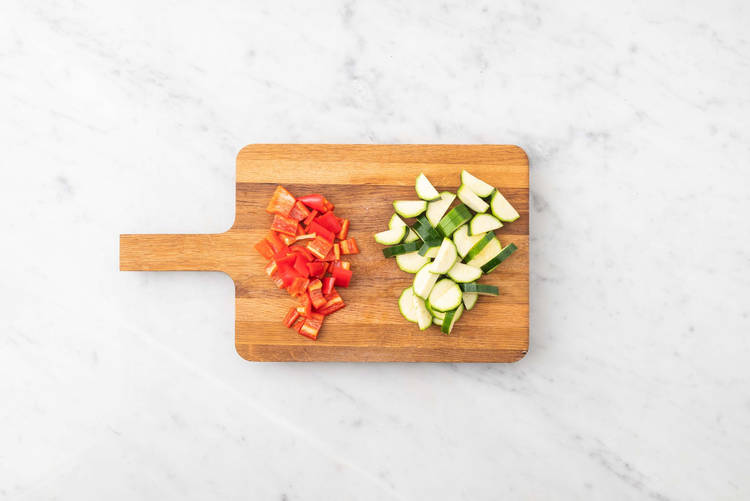 Prepara las verduras