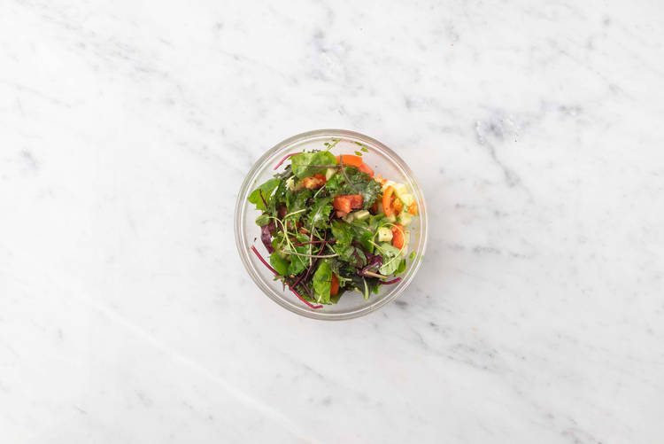 Prepara la ensalada