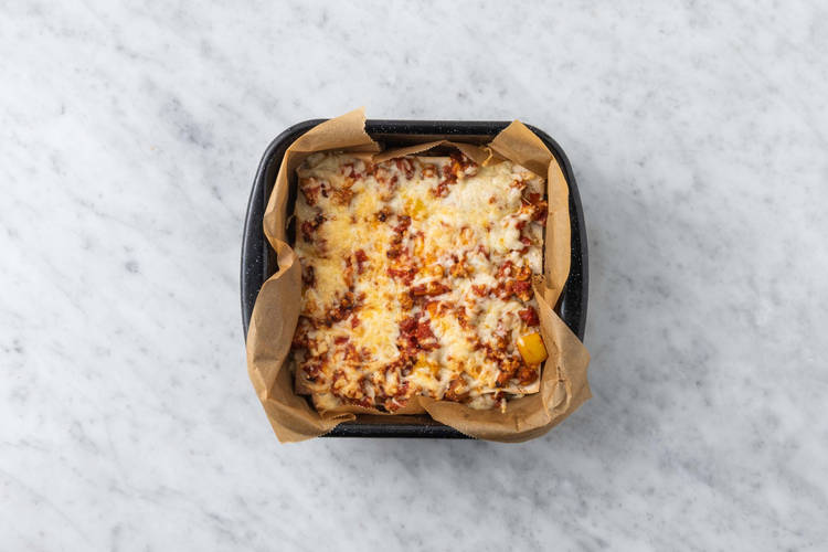 Bake enchilada casserole