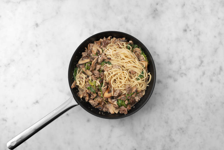 Tillsätt pasta