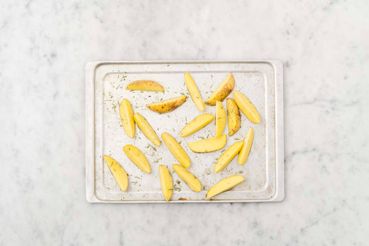 Make the Rosemary Wedges