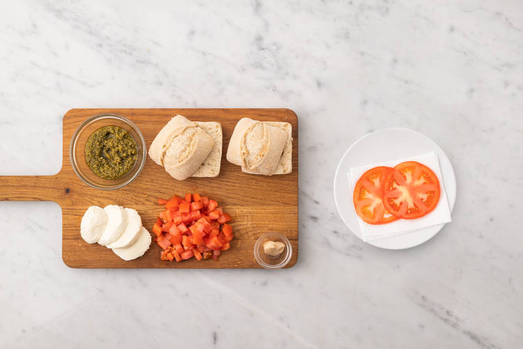 Prep and make vinaigrette