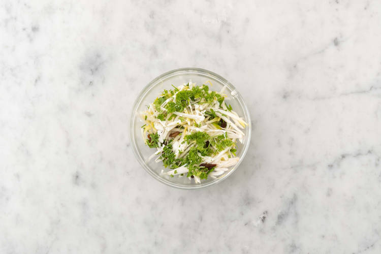 Préparer la salade