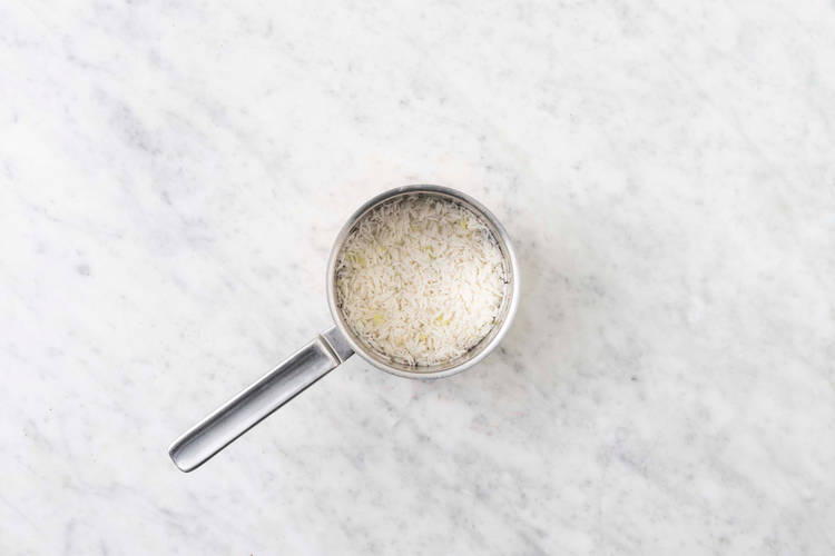 Préparer le riz à l'ail & gingembre