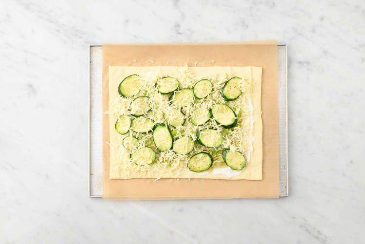 Gratiner tarte flambée