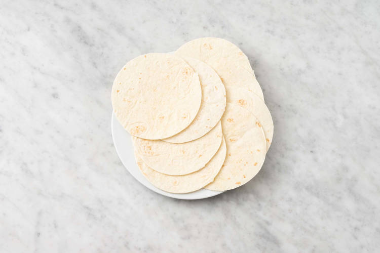 Värm tortillas