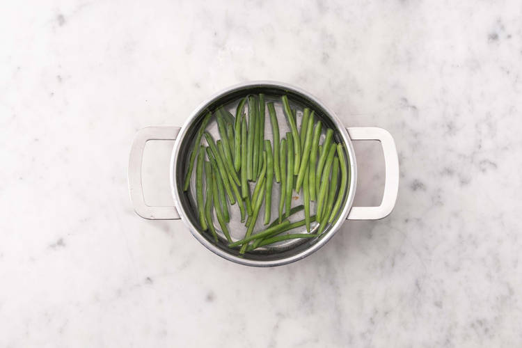 Cook green beans