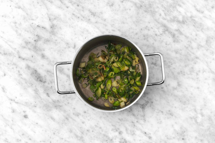 Saltea las verduras