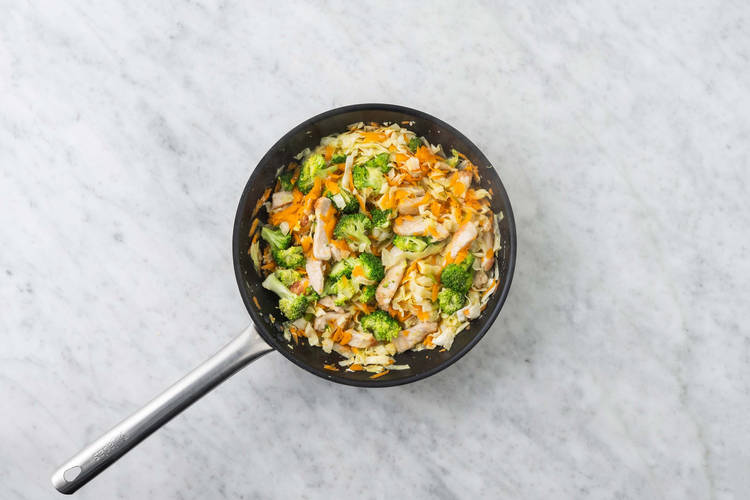 Stek kött och grönsaker