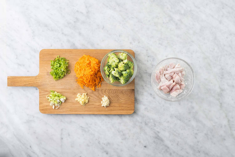 Förbered grönsaker