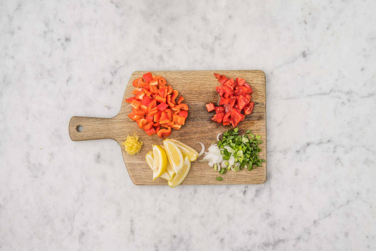 Prepara las verduras