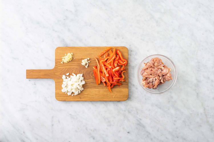 Prepara los ingredientes