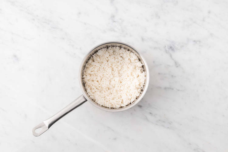 Hierve el arroz