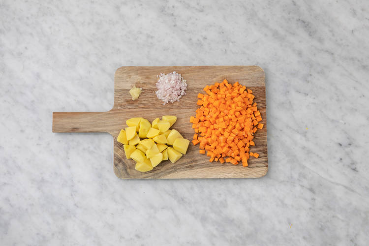 Prepara las verduras