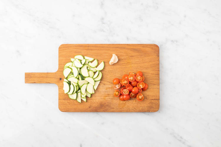 Prepara los vegetales