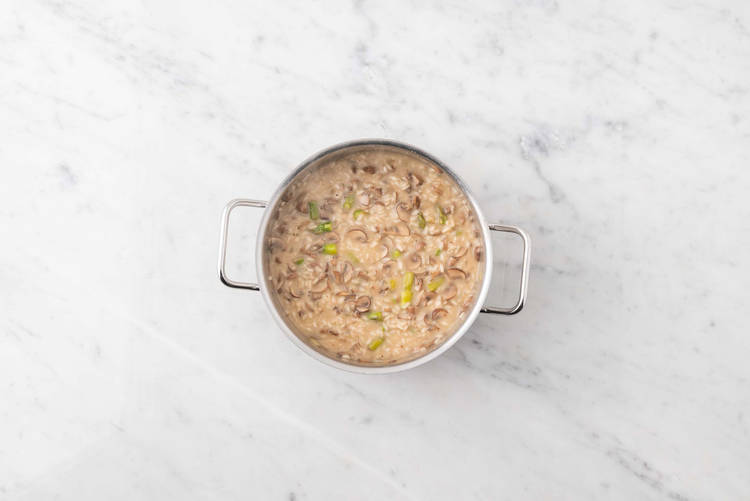 Acaba el risotto