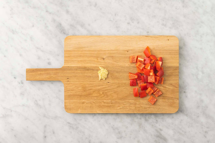 Prepara los vegetales