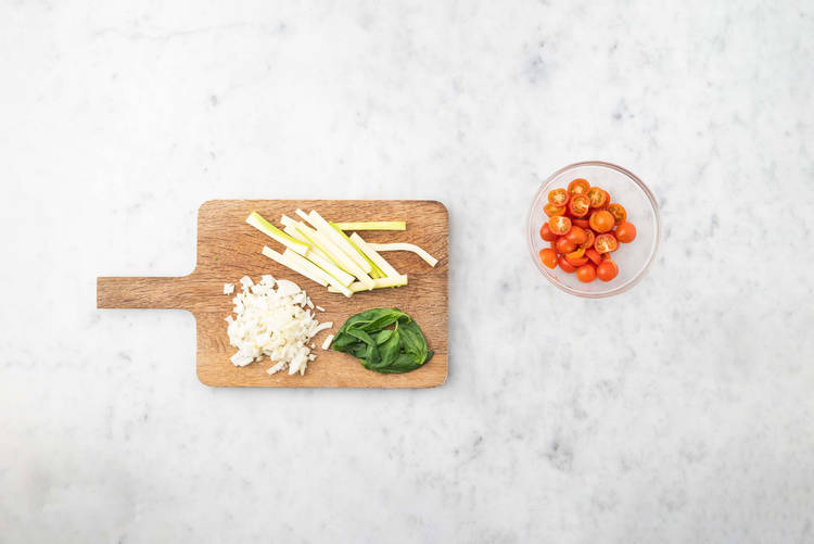 Prepara los vegetales