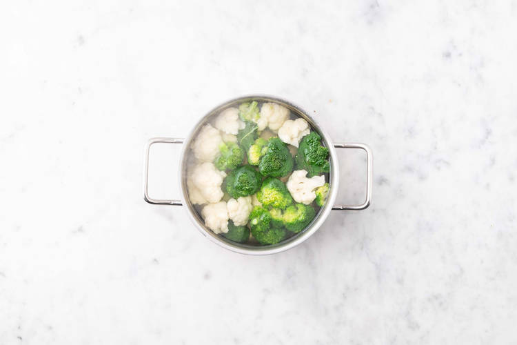 Hierve las verduras