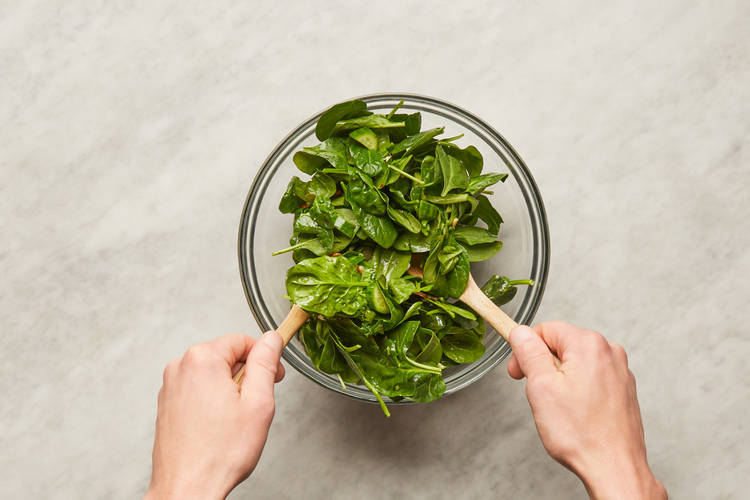 Toast Bread & Finish Salad
