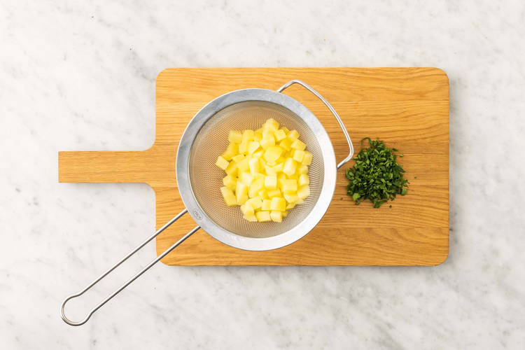 Tagliare gli ingredienti