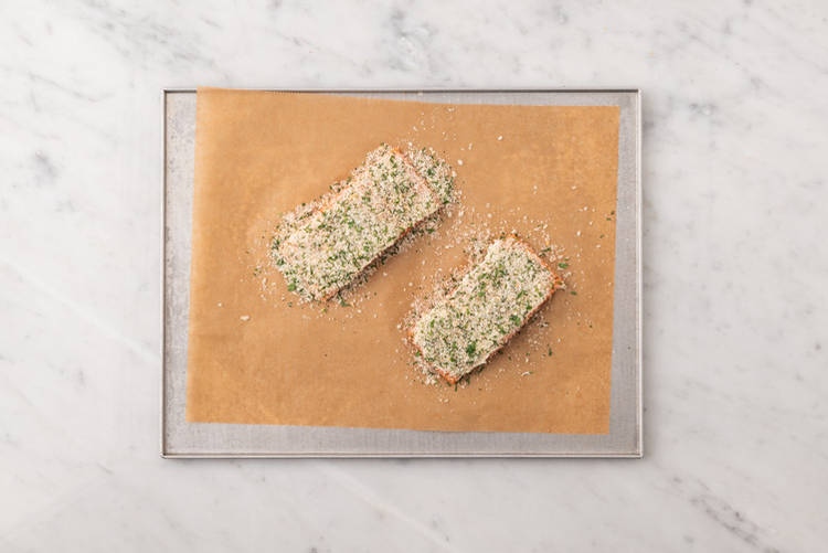Bread the Salmon