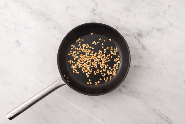 Toast the Pine Nuts