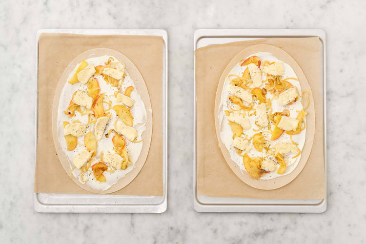 Enfourner la flammekueche