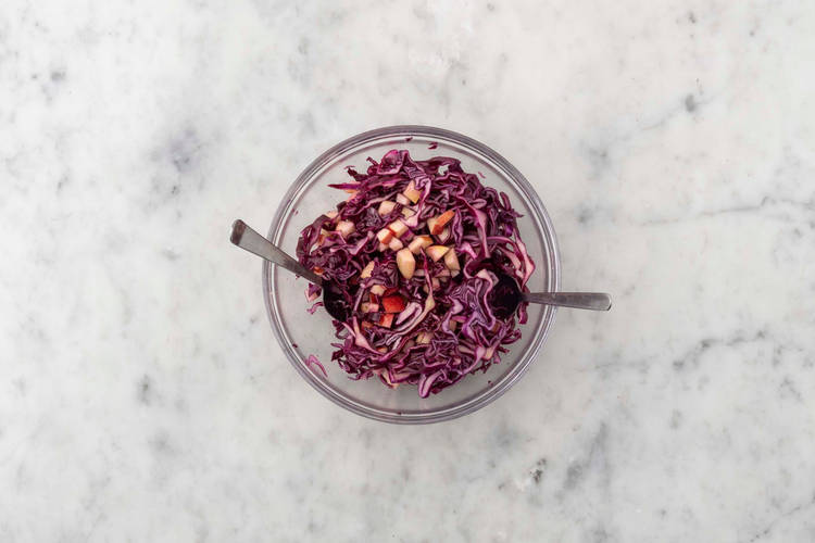 Préparer la salade