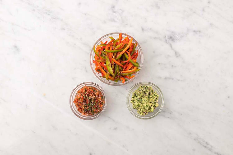 Préparer la salsa